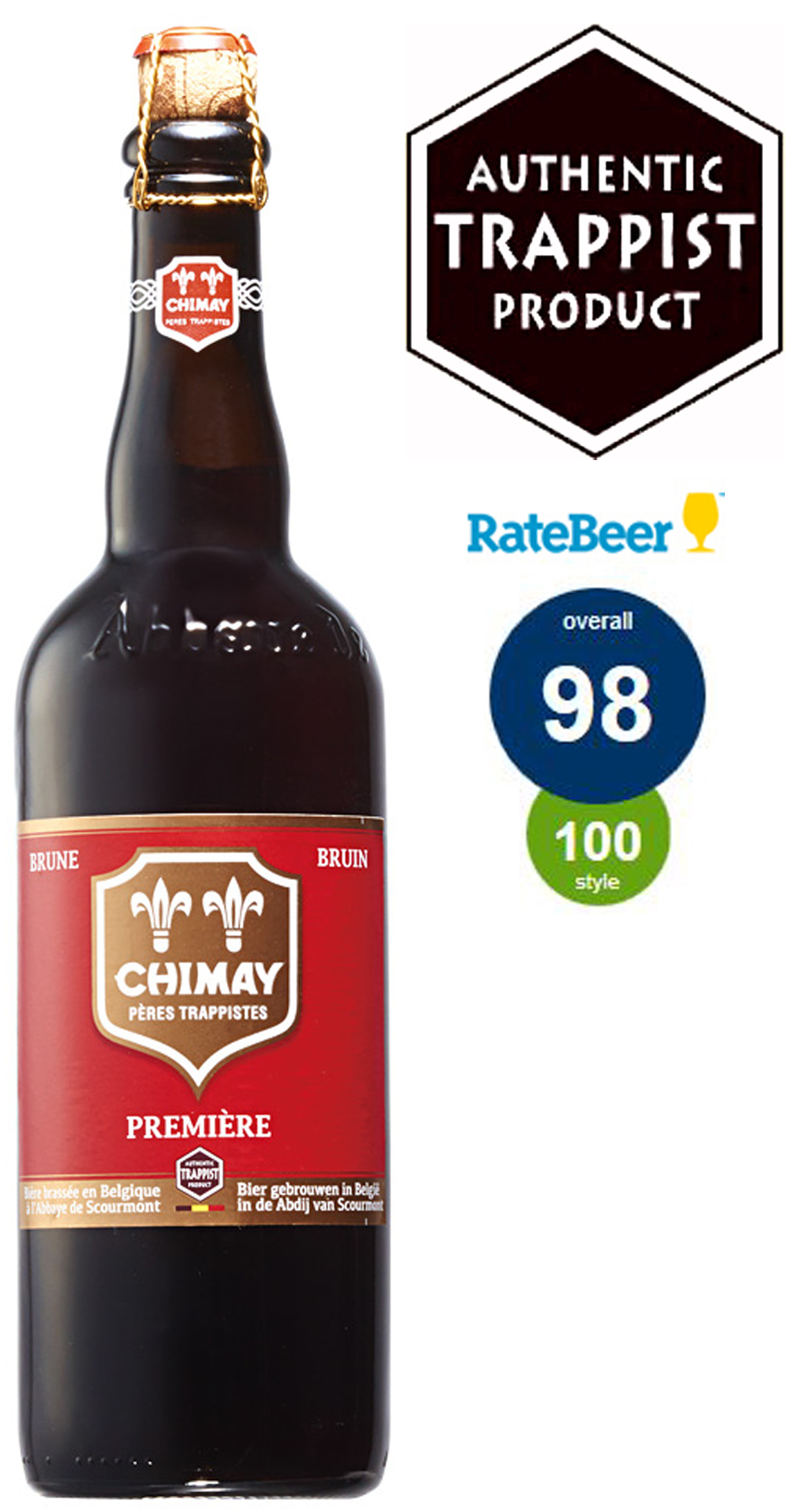 Craft Bier günstig online bestellen Chimay Rouge 0,75 ltr Bier mit